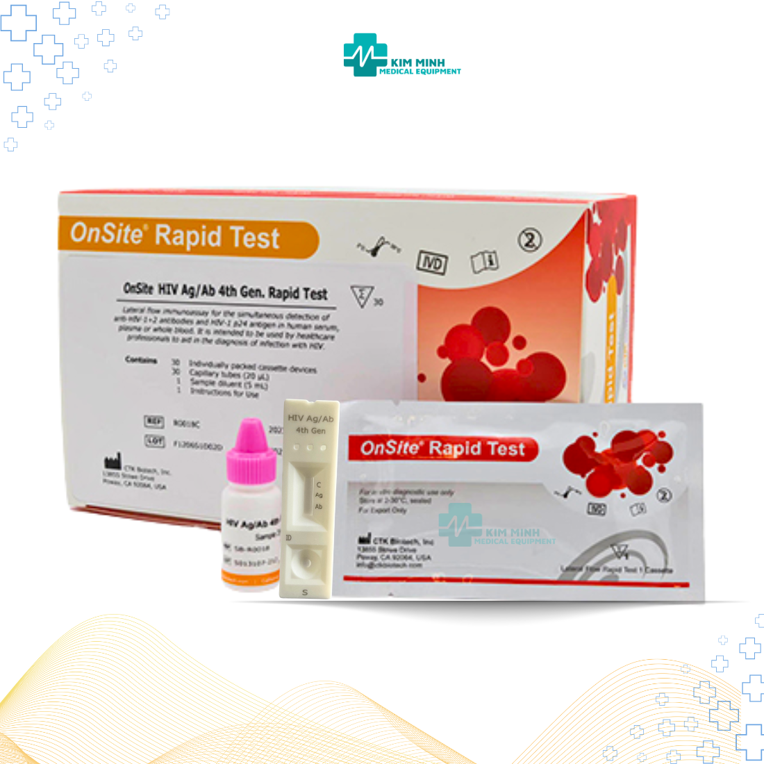 Test nhanh HIV Ag/Ab (Kháng nguyên/Kháng thể) là gì? Mua ở đâu que thử HIV phát hiện sớm